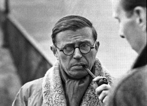 Jean Paul Sartre a Parigi